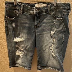 Torrid distressed long shorts - 16
